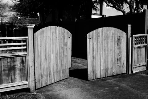 Back Door open 스톡 사진