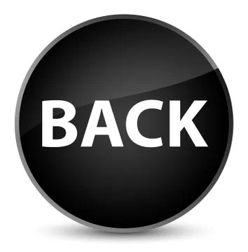 Back elegant black round button Stock Illustration