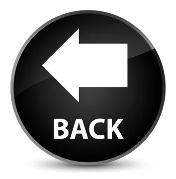 Back elegant black round button Stock Illustration