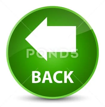 Back elegant green round button イラスト素材