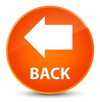Back elegant orange round button Stock Illustration