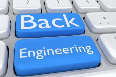 Back Engineering concept Stock Illustration