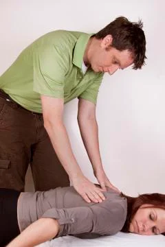 Back examine Stock-Fotos