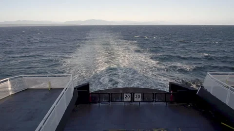 Back of Ferry Stock Footage 286400353