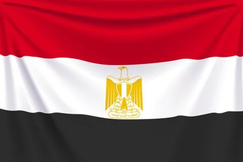 Back flag egypt Stock-Illustration