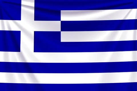 Back flag greece Stock Illustration