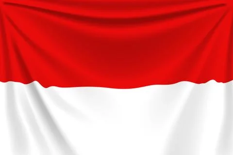 Back flag monaco Stock Illustration