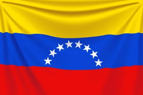 Back flag venezuela Stock Illustration