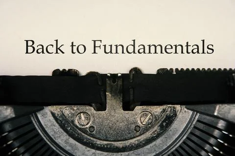 Back to fundamentals imagery emphasizing operational grounding simplicity d.. Stock Photos
