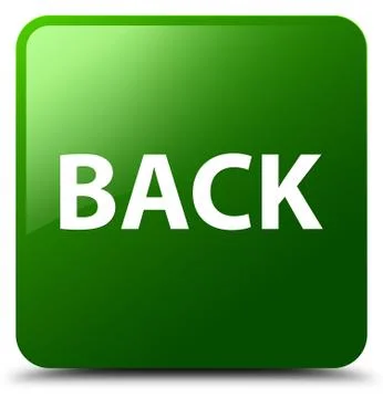 Back green square button Stock Illustration