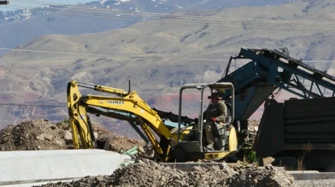 Back ho Stock Footage 48468159