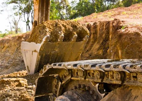 Back hoe Stock Photos