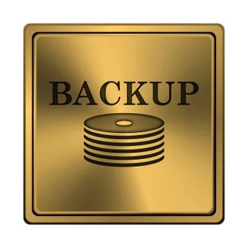 Back-up icon Stock Illustration
