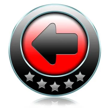 Back icon Stock Illustration