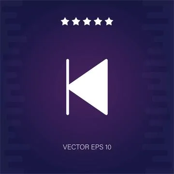 Back  icon Stock Illustration