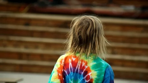 Back of a kids head Stock Footage 101988767