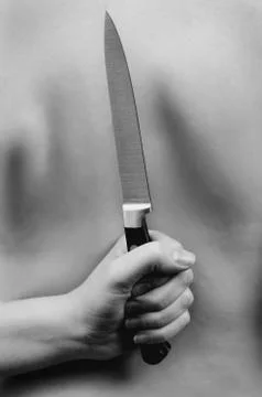 Back with knife Stock Photos