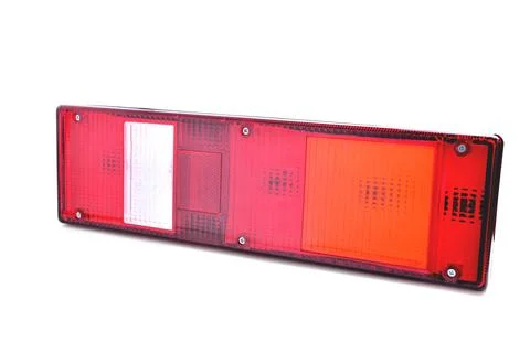 Back light, car tail light, multi-section truck tail light, white background Stock Photos