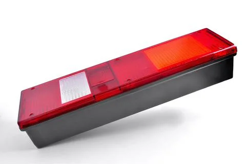 Back light, car tail light, multi-section truck tail light, auto part, car de Stock Photos