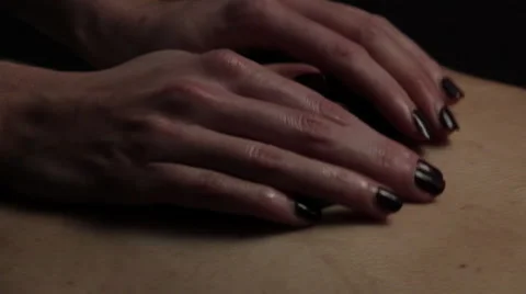 Back Massage CU Stock Footage 40713261