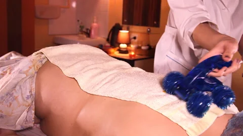 Back massage Stock Footage 49644605