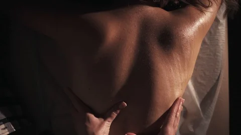 Back massage Stock Footage 130108053