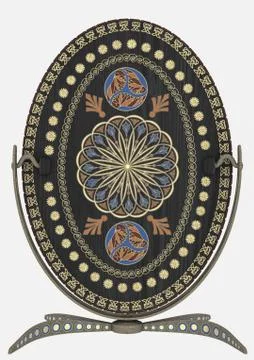 Back mirror. Stock Illustration