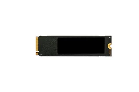Back of NVMe M.2 Solid State Drive (SSD) isolated on white background Stock Photos
