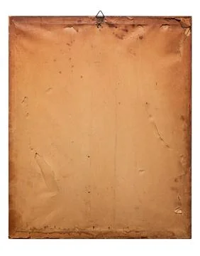 Back of an old picture Stock Photos