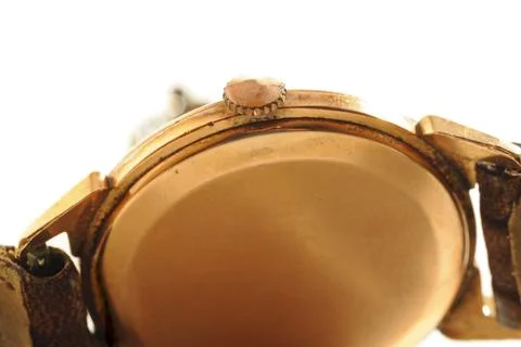 Back of old watch Stock Photos