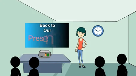 "Back to our Presentation", Animation + Looping Video stock 33822182