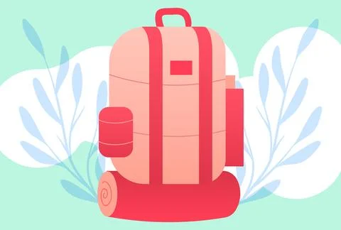 Back Pack Concept Illustration Stock Illustration