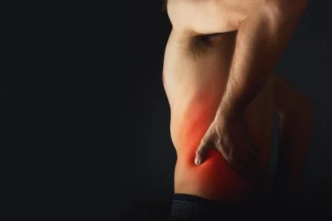 Back pain. Stock Illustration