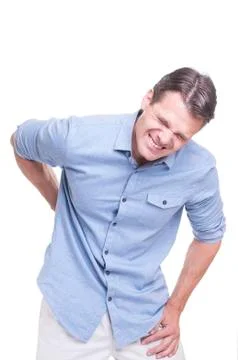 Back pain Foto stock