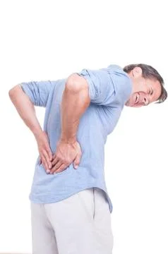Back pain Stock Photos