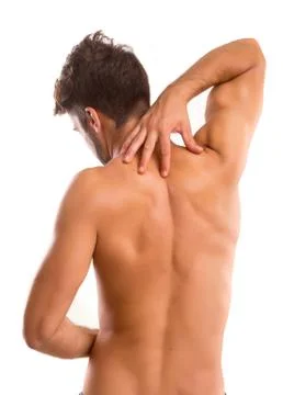 Back pain Foto stock