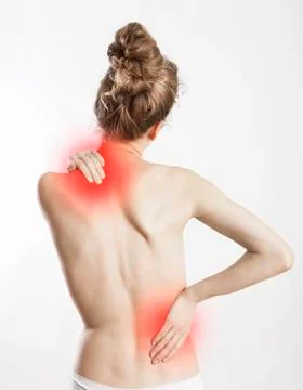 Back pain Stock Photos