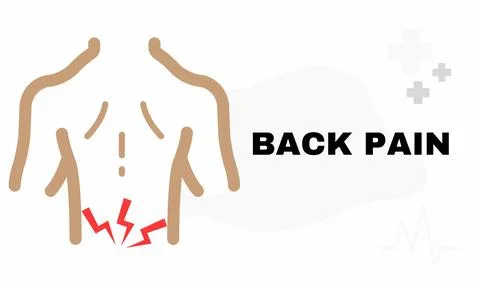 Back pain vector Stock Illustration