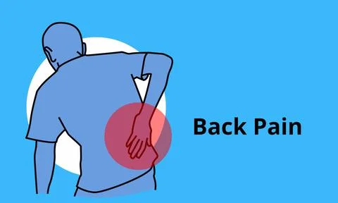 Back pain vector Stock Illustration
