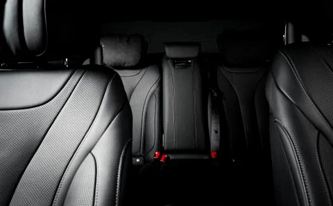 Back passenger seats Stock Photos