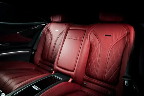 Back passenger seats Stock Photos