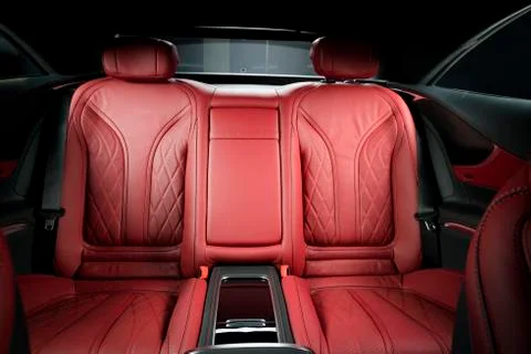 Back passenger seats Stock Photos