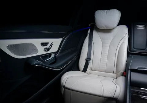 Back passenger seats Stock Photos