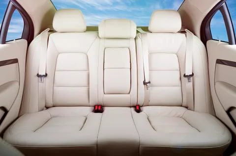 Back passenger seats Stock Photos