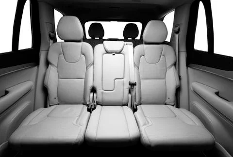 Back passenger seats Foto stock