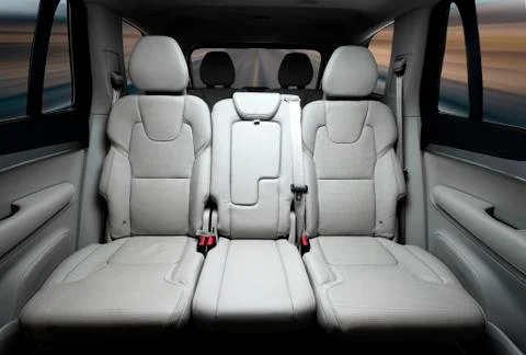 Back passenger seats Stock Photos