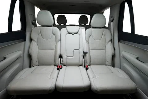 Back passenger seats Stock Photos