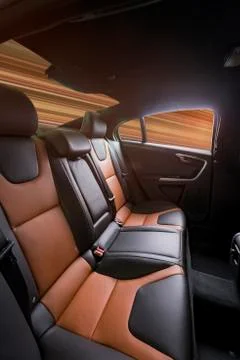 Back passenger seats Stock Photos
