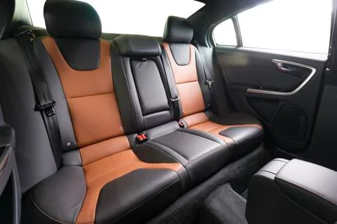 Back passenger seats Stock Photos