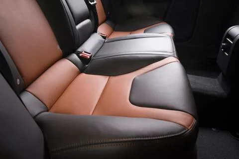 Back passenger seats Stock Photos
